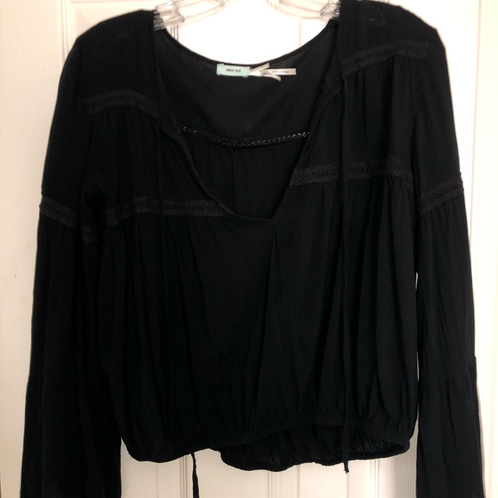 Urban Outfitters black boho top